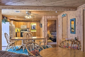 Sleeping  up to 6, this vacation rental has plenty of space for everyone.