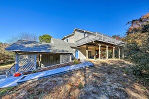 Exterior | Covered Patio | Deck | 0.6 Miles to Beach Access