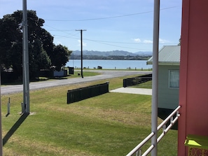 Esturary pleasant for kayaking, wind surfing, paddling or watching waka training