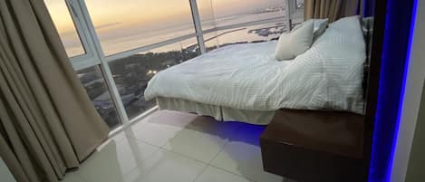 Stunning sunset view from your bedroom.  