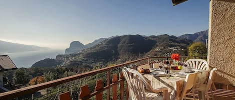 The balcony for some relaxing or dinner outside