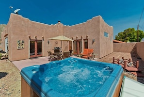 Private backyard. New Spa not pictured.