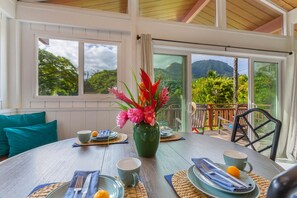 Boasting Garden and stunning mountain views