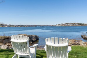 Expansive water views from the lawn