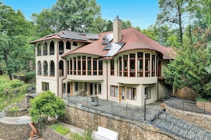 Brookwood house. Custom floor to ceiling windows