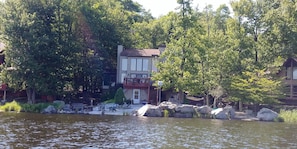 House view from the lake