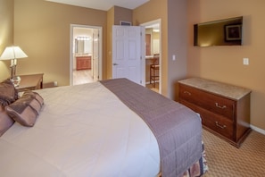 Relax in the King bed.
