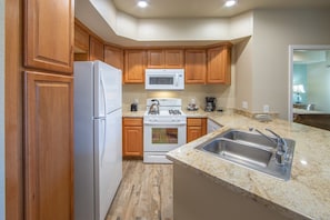 Prepare meals in the comfort of your very own fully-equipped kitchen.