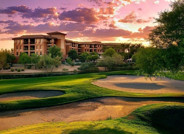 Westin Main Building and golf course