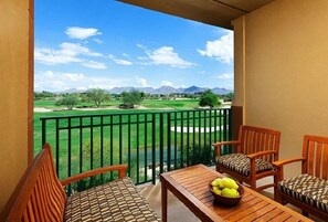 Porch accessible from living room and master bedroom