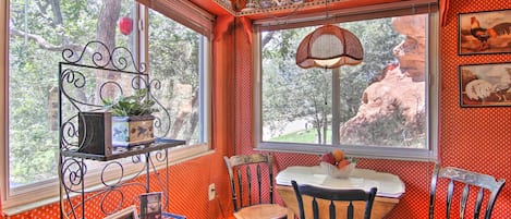Manitou Springs Vacation Rental | 1BR | 1BA | 950 Sq Ft | Stairs to Access