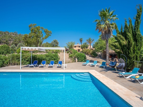 Water, Sky, Plant, Property, Swimming Pool, Blue, Azure, Tree, Building, Outdoor Furniture