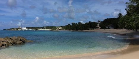 The beach at Port St Charles 