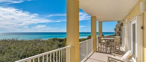 Stunning Gulf Views from the Patio! You won't want to go indoors!