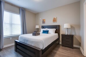 "The place was absolutely perfect. Beds and pillows. Extremely comfortable location top notch would highly recommend for anyone. Looking for comfort and convenience." Joshua '24