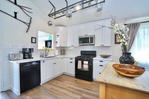 Fully stocked kitchen