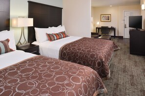 Drift to sleep in a comfortable bed after a wonderful day outside.