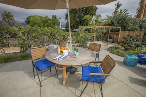 Outdoor area is ideal for entertaining