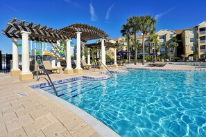 Enjoy your day under the cabana at the resort pool!