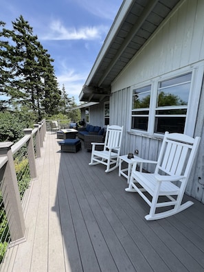 Outdoor patio furniture.