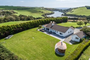 View of the ocean in the front garden 