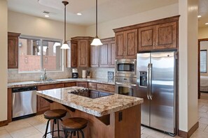 Fully stocked kitchen