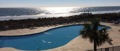 Oceanview/pool from balcony