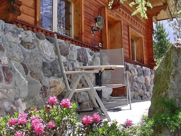 Sitting area outside