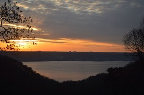 Blick von der Unterkunft