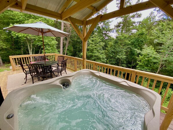 Jacuzzi, Hot Tub, Tub, Porch, Patio