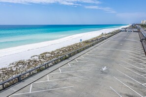 Public beach five minutes from unit