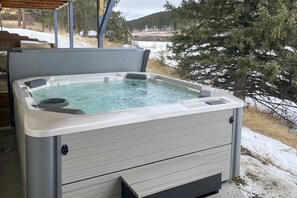 Exterior | Private Hot Tub | National Forest Views