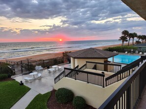 Sunrise from the balcony