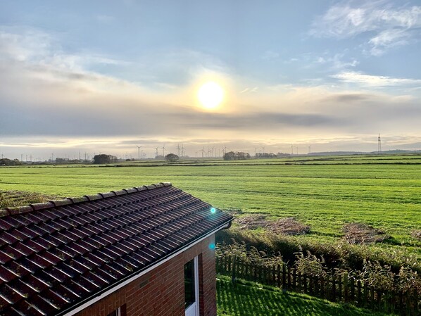 Blick aus dem Fenster Schlafzimmer Weitblick