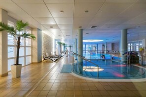 Swimming pool on site.