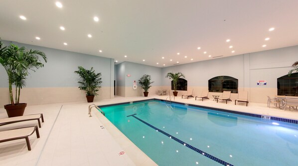 Enjoy the excellent on-site amenities including the beautiful indoor pool!