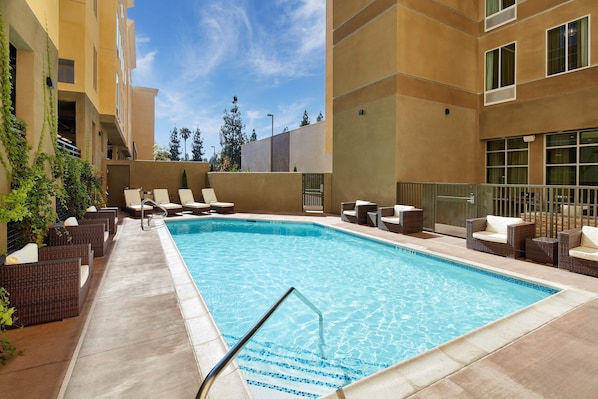 Enjoy the excellent on-site amenities including the outdoor pool!
