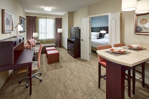 Kick up your feet and relax in the cozy living room