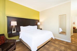 Drift to sleep in a comfortable bed after a wonderful day outside.