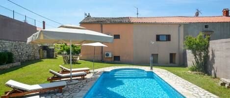 Plant, Water, Sky, Property, Building, Cloud, Azure, Swimming Pool, Shade, Window