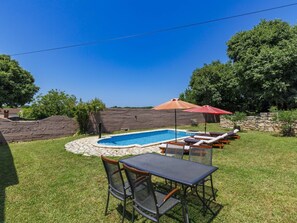 Swimming Pool, Outdoor Furniture, Resort, Backyard, Leisure, Shade, Garden, Estate, Landscaping, Yard