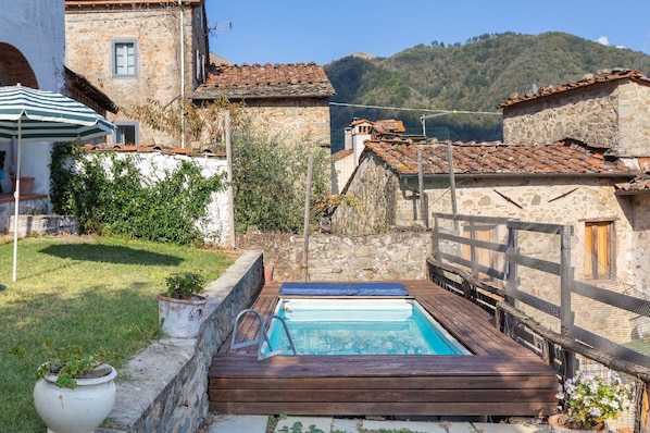 Propriété, Bleu, Piscine, Maison, Bâtiment, Bleu Azur, Vacances, Immobilier, Biens, Arbre