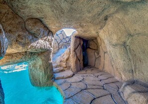 Kids love this secret grotto