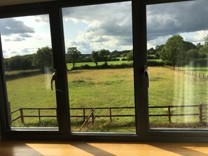 Blick von der Unterkunft