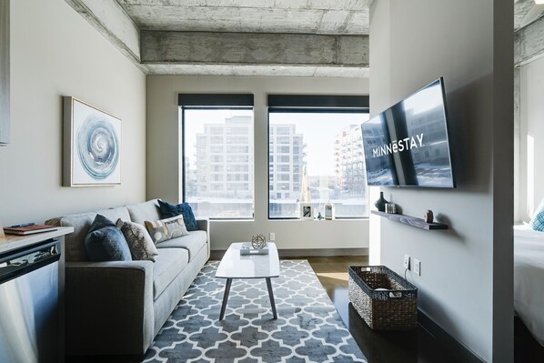 You'll love kicking back in this bright luxury condo unit.