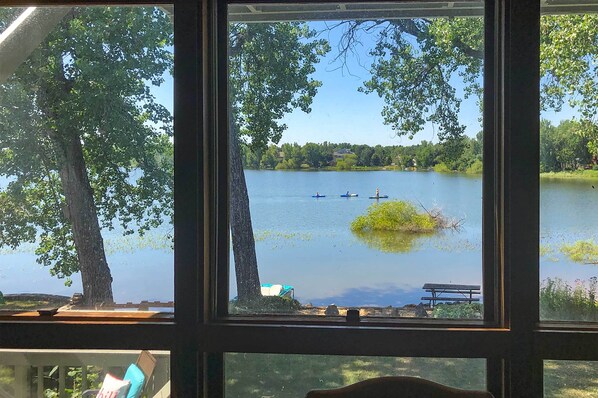 Vue depuis l’hébergement