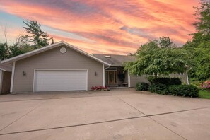 House on the driveway side