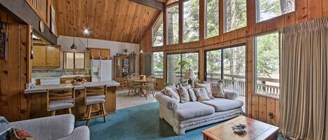 Bring the whole family to this rustic Arrowhead Lake vacation rental home.