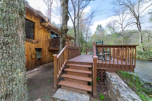 Deck on river