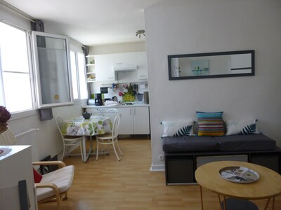 STUDIO 26M² / WIMEREUX CENTRE  / 3 PERS / 300 METRES DIGUE / WIFI